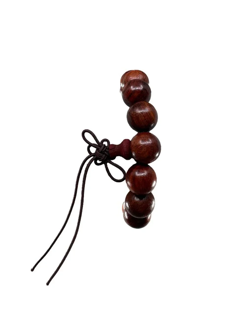Natural Rosewood 12mmx17 Beads Bracelet Sissoo Wood Prayer Mala 16.3g